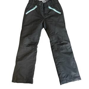 Old Navy  size small (6-7) dark gray quilted lined pants, winter, snow, ski 4310